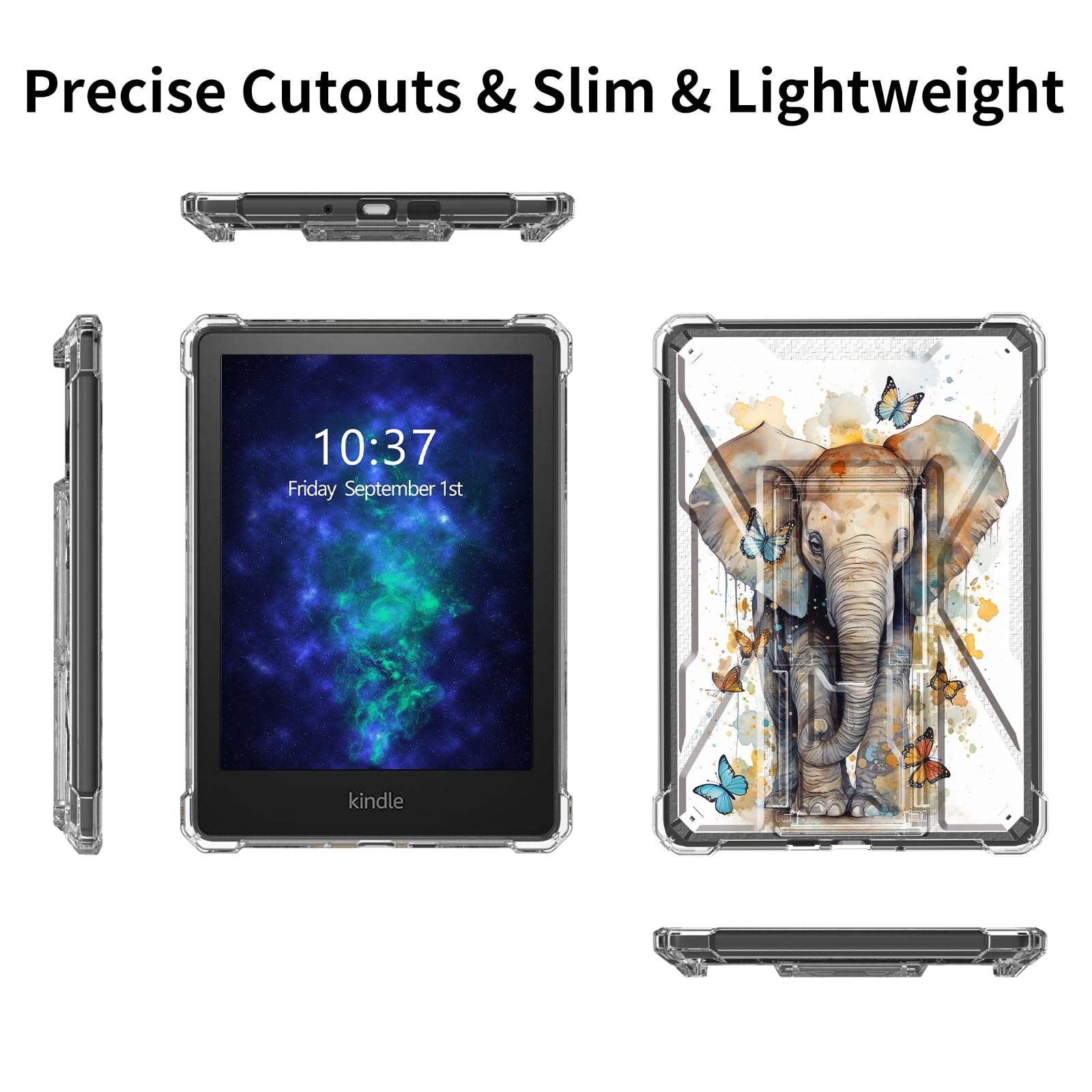 for 6'' All-New Kindle Case Clear 2019,Kindle Paperwhite 10th
