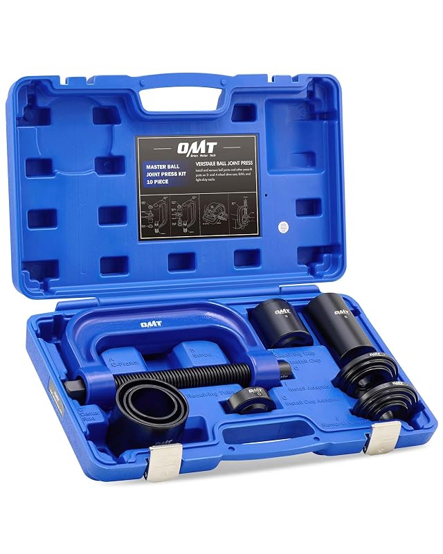 Kit de Ferramentas para Prensar Pivôs e Terminais de Direção Orion Motor Tech com Adaptadores 4WD, 10 peças