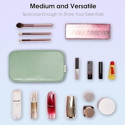 Miniatura 5 de Wandering Nature Bolsa de maquillaje para bolso, bolsas de cosméticos para mujer, organizador de maquillaje, bolsa de viaje con bolsillos