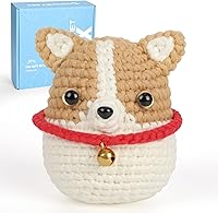 Vista 8 de Kit de ganchillo para principiantes: kit de ganchillo de vaca Highland, incluye hilo suave fácil de tejer, tutorial en video paso a paso, gancho