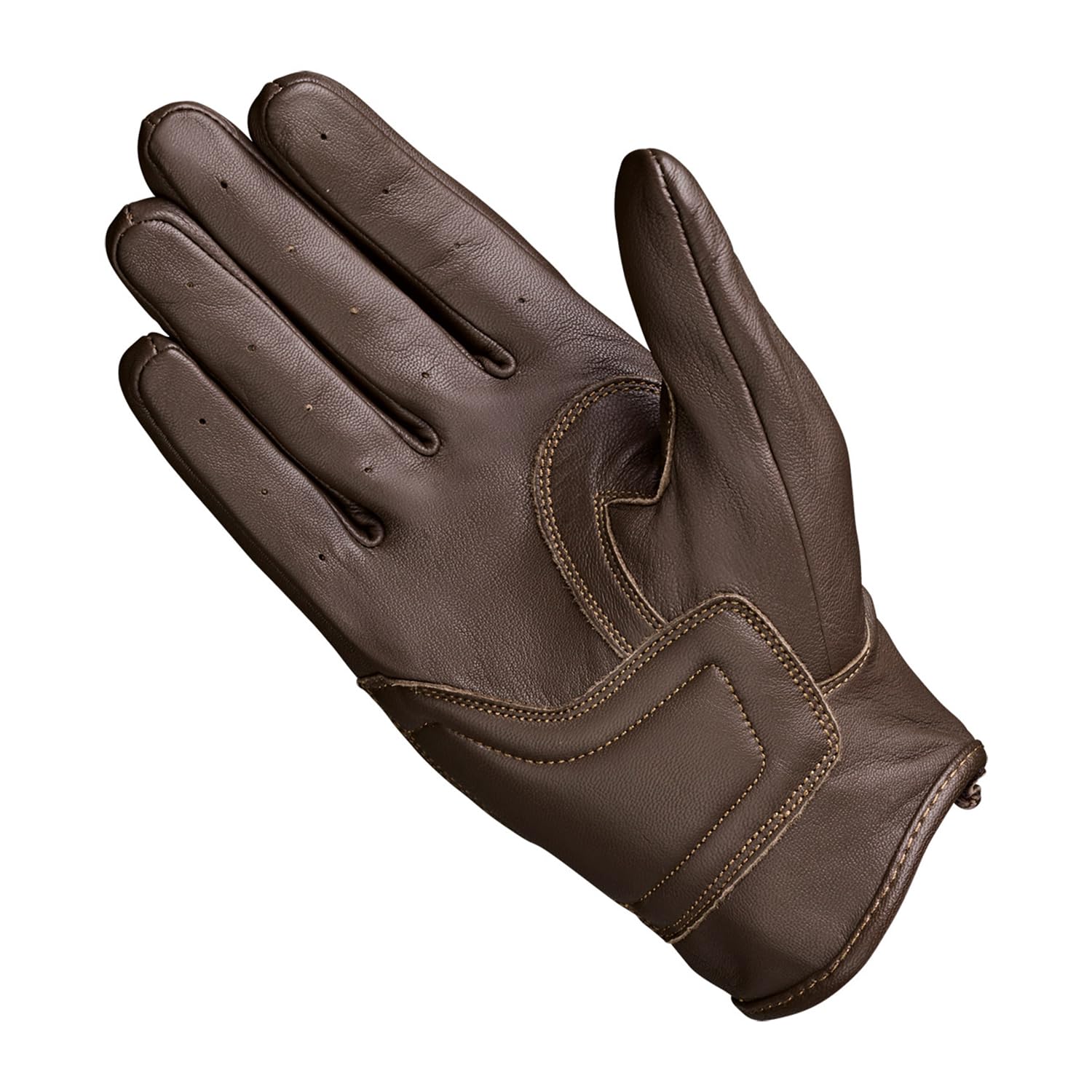 Held Classic Rider - Urban Motorrad Handschuhe Herren - Leichte Sommer Motorradhandschuhe, Ziegenleder, perforierte Finger, Atmungsaktiv, CE-Zertifiziert Level 1, Schwarz, Größe 14