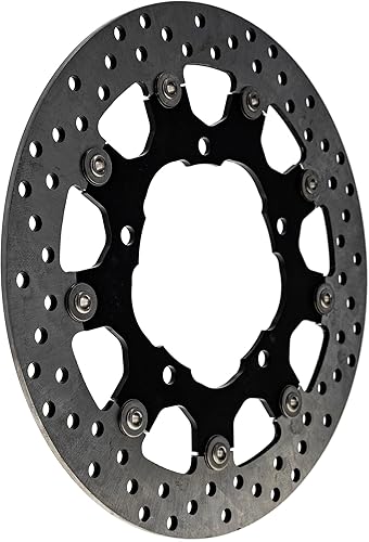 Miniatura 6 de NICHE Juego de rotor de freno delantero para Suzuki Vstrom 1000 650 Katana 650 GSXS750 GSX1250FA 59210-31J00 59210-44G11