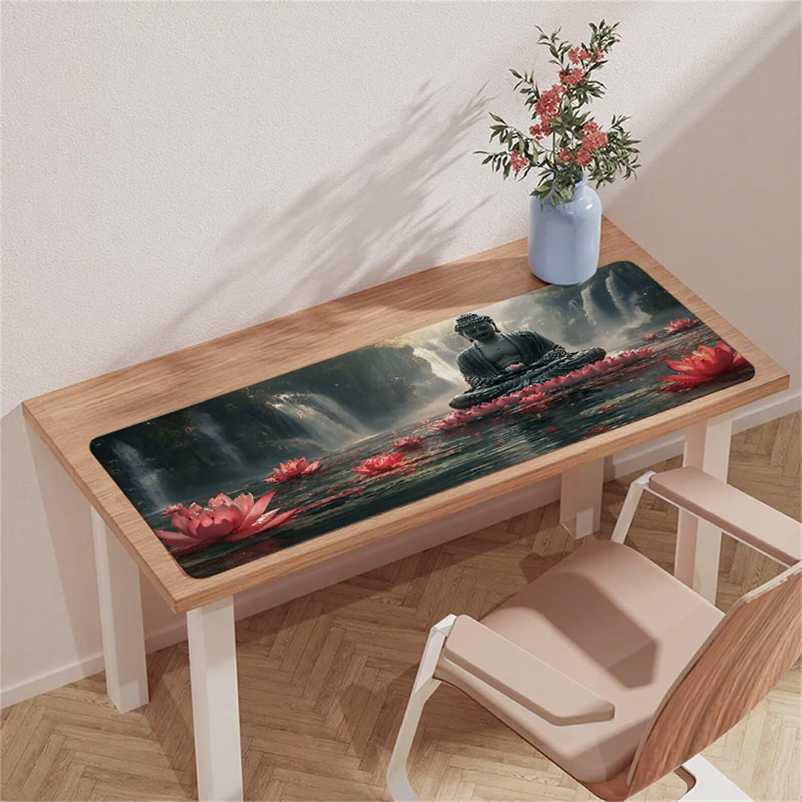 Czarna podkładka pod mysz do gier XXL podkładka pod mysz 1500 x 800 mm podkładka pod mysz pod biurko Wodoodporna podkładka pod mysz Zen z antypoślizgową gumową podstawą zszyte krawędzie podkładka pod