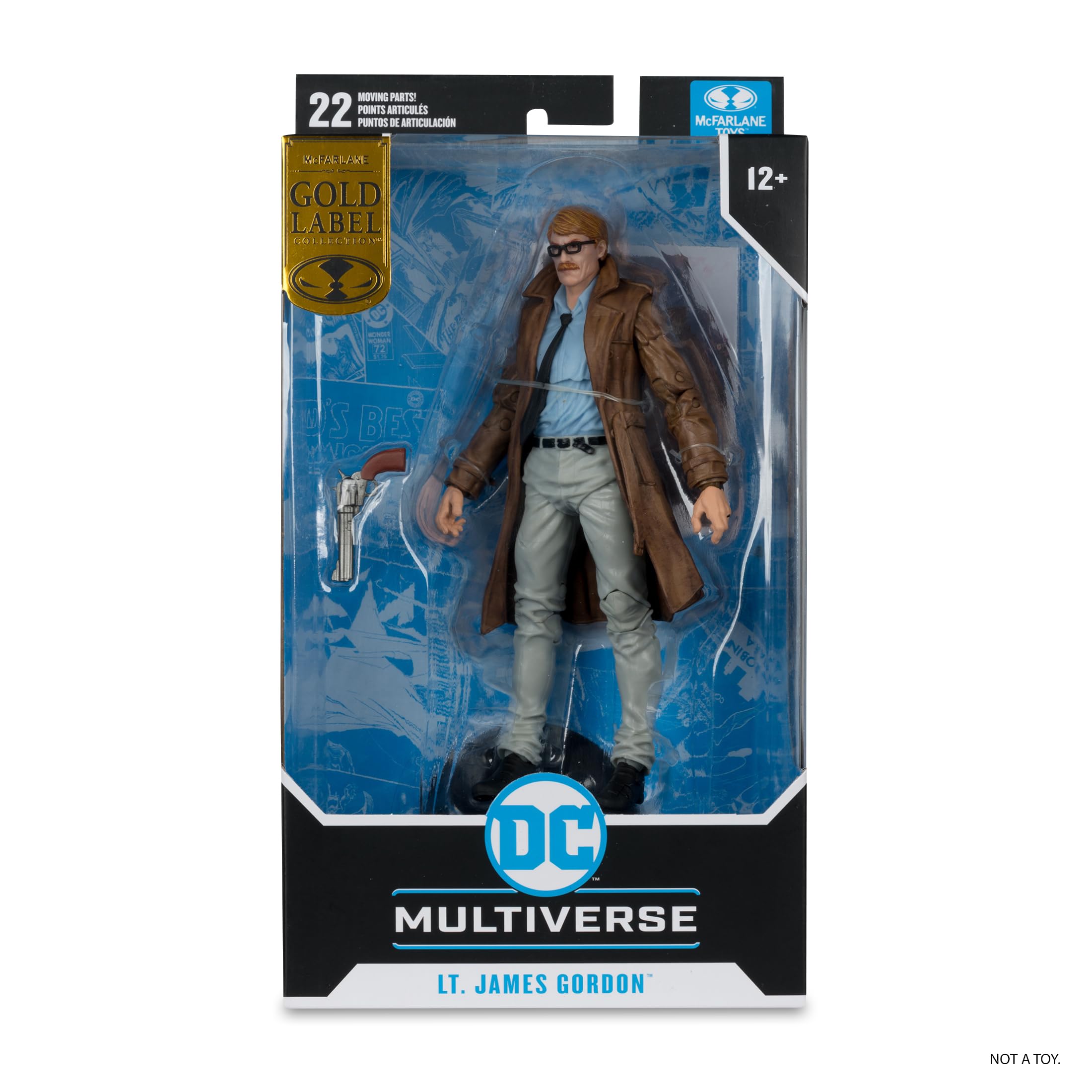 McFarlane Batman Year One (Part 4) DC Multiverse Actionfigur Lt. James Gordon (Gold Label) 18 cm