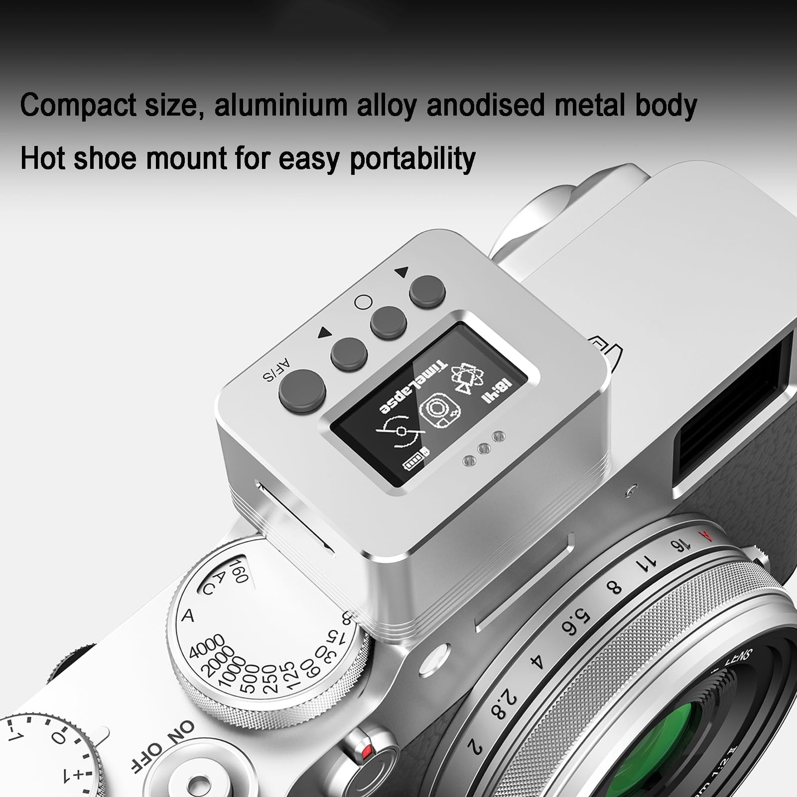 Stabilizzatore esterno per fotocamera giroscopio, in alluminio leggero, ricaricabile, per vlogging e video d'azione, fotografia all'aperto e videografia