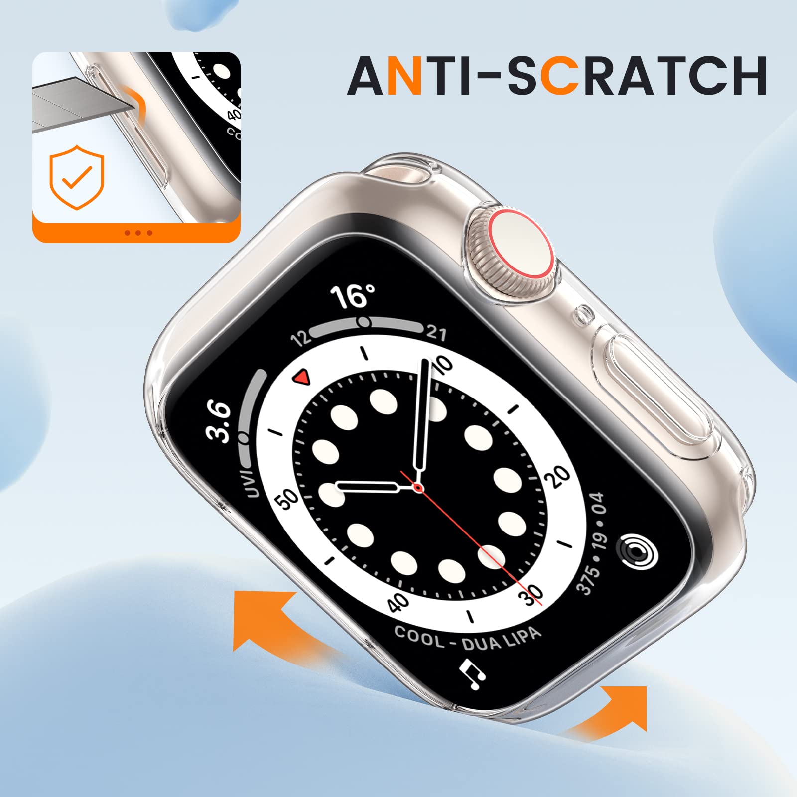[2 Pack] Schutzhülle for Apple Watch