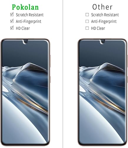 Miniatura 3 de Pokolan Paquete de 3 protectores de pantalla para Samsung Galaxy S21 Plus 5G de vidrio templado (6.7 pulgadas), dureza 9H, antiarañazos, sin