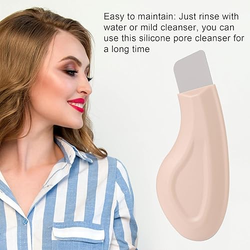 Miniatura 7 de Raspador de silicona para eliminar puntos negros, extractor de espátula de limpieza profunda para limpieza facial y de piel, herramienta de limpieza