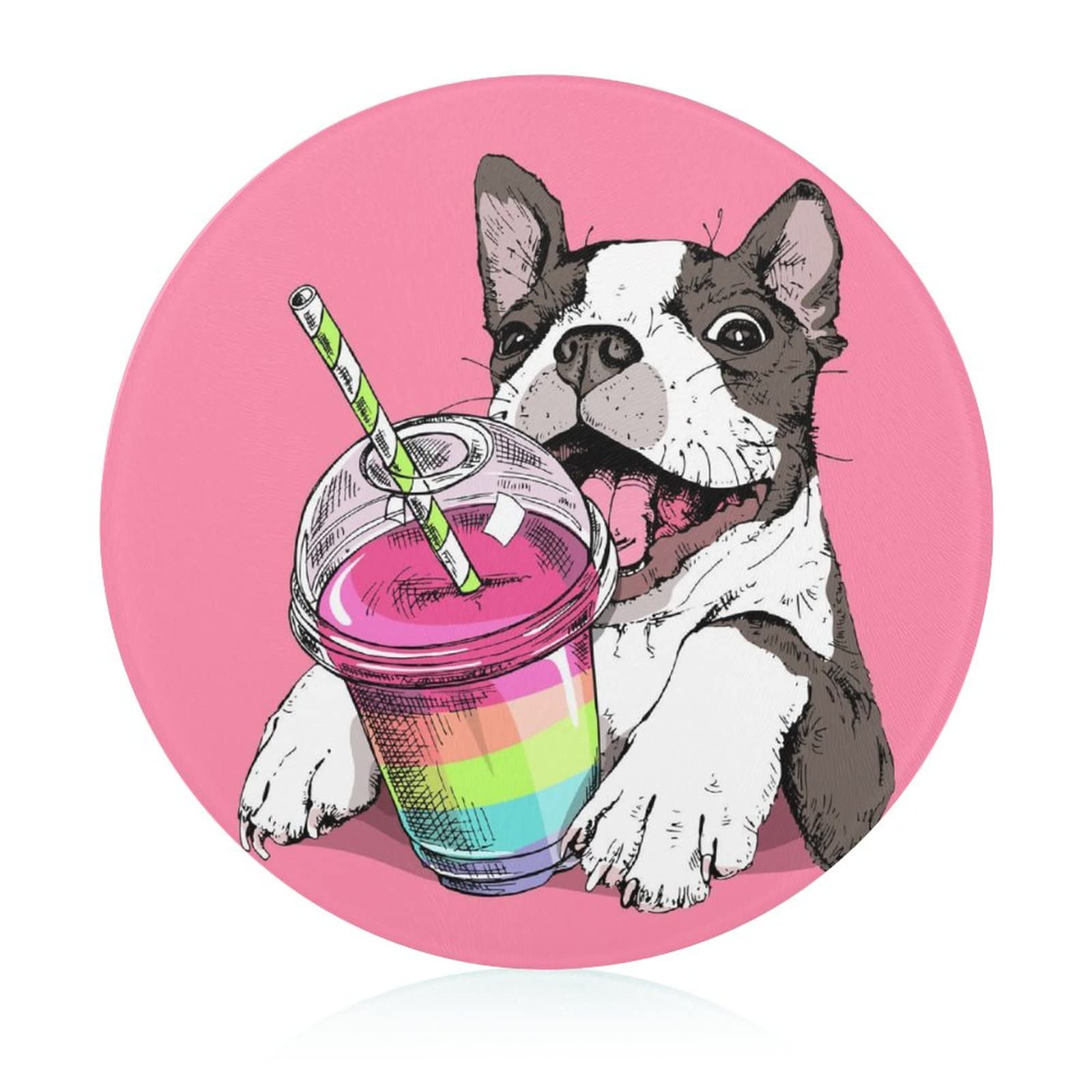 Planche à découper Bouledogue Mignon 20 cm pour cuisine