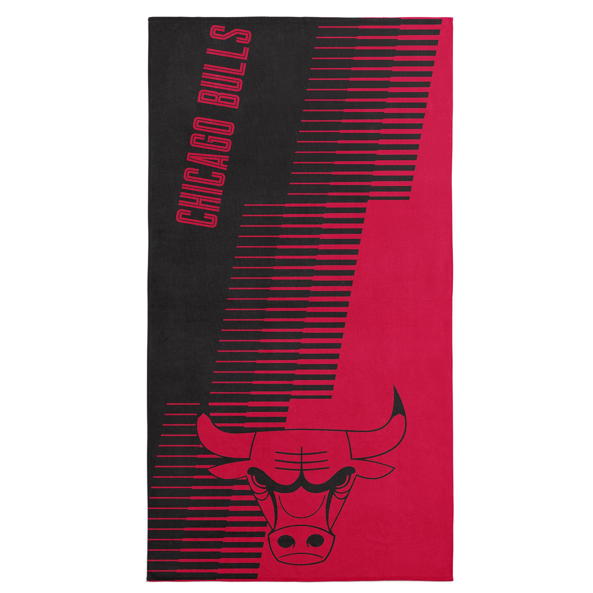 NORTHWEST Chicago Bulls NBA Progression Jacquard Beach Towel 36 x 72 Inches