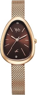 Fastrack Vyb Prodigy Quartz Analog Brown Dial Watch for Women Price In India