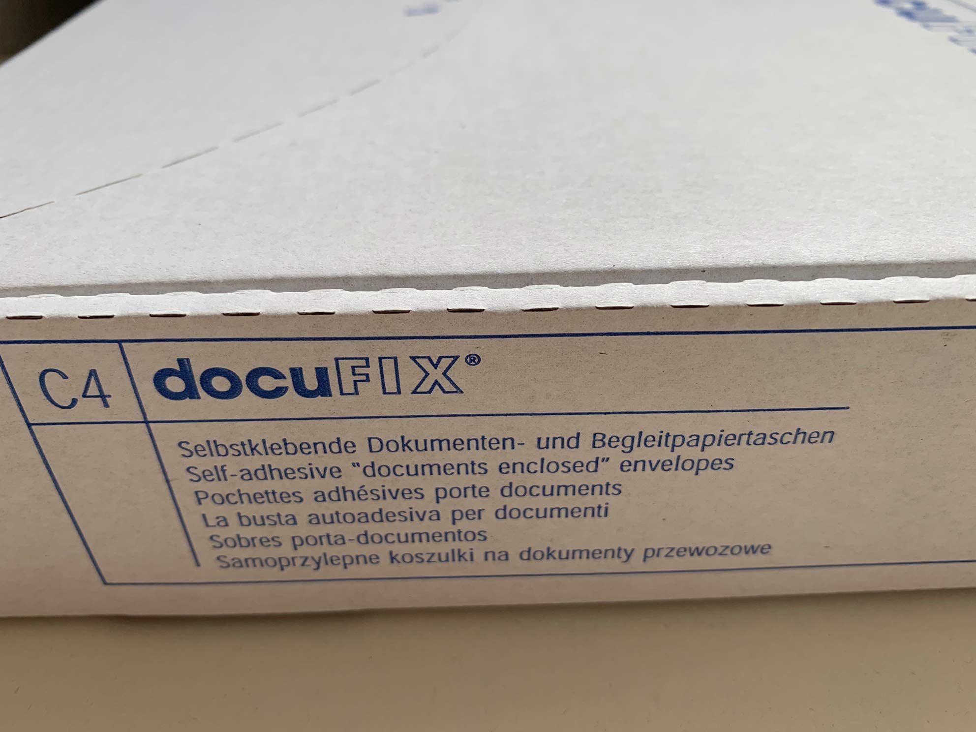 buste trasparenti plastificate da spedizione per bolle consegna, fatture, bollettini di ritorno & Co - 250 buste da spedizione autoadesive con le dimensioni 325 x 260 mm (DIN C4)