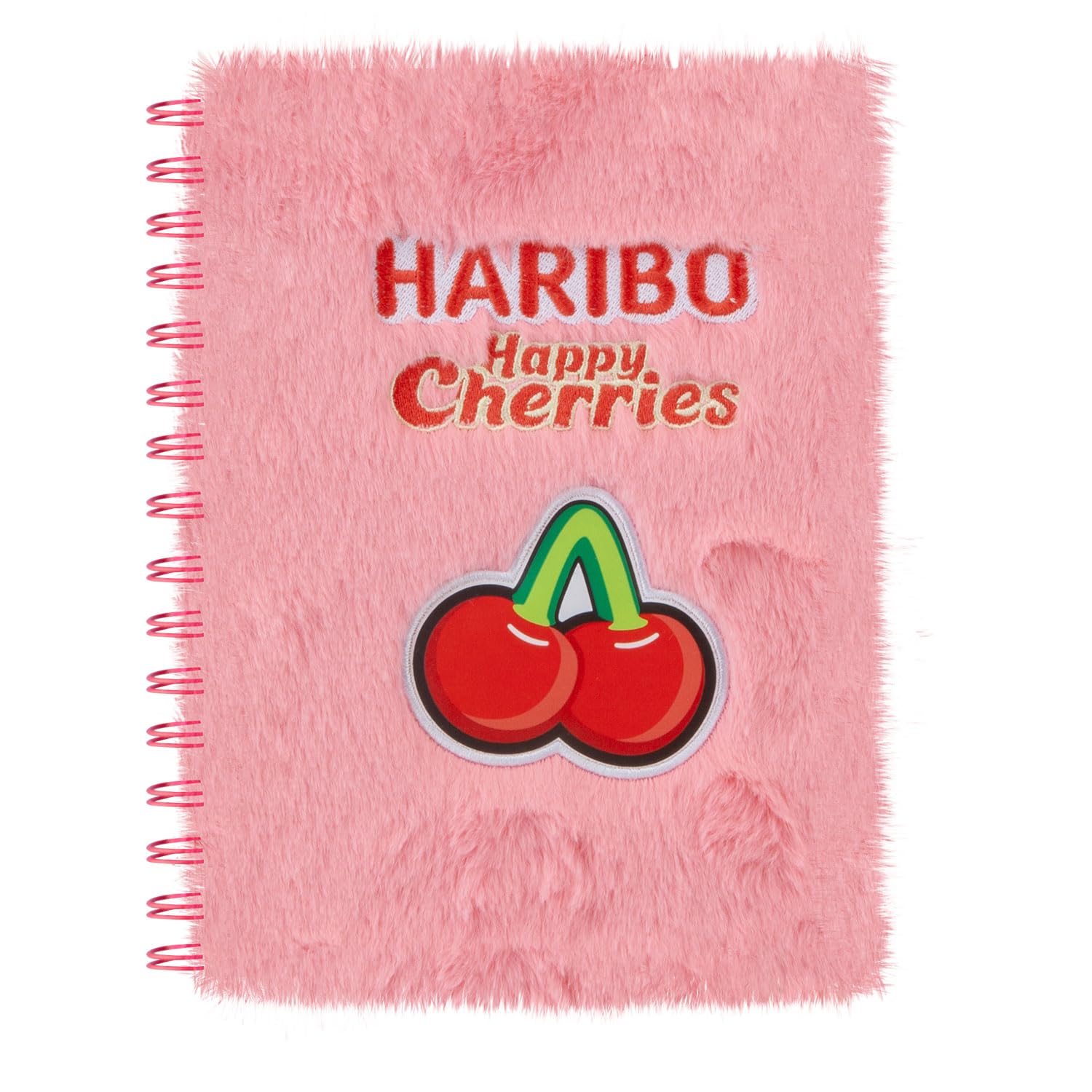 VFM - Notebook Sweetie Cherry Diary Journals Stationary Girls Boys All Ages Stationary School Student Supplies Lined Ruled Fun Classic Paper Kids Adults Sweetie 100 Pages - 21. 5cm Pink