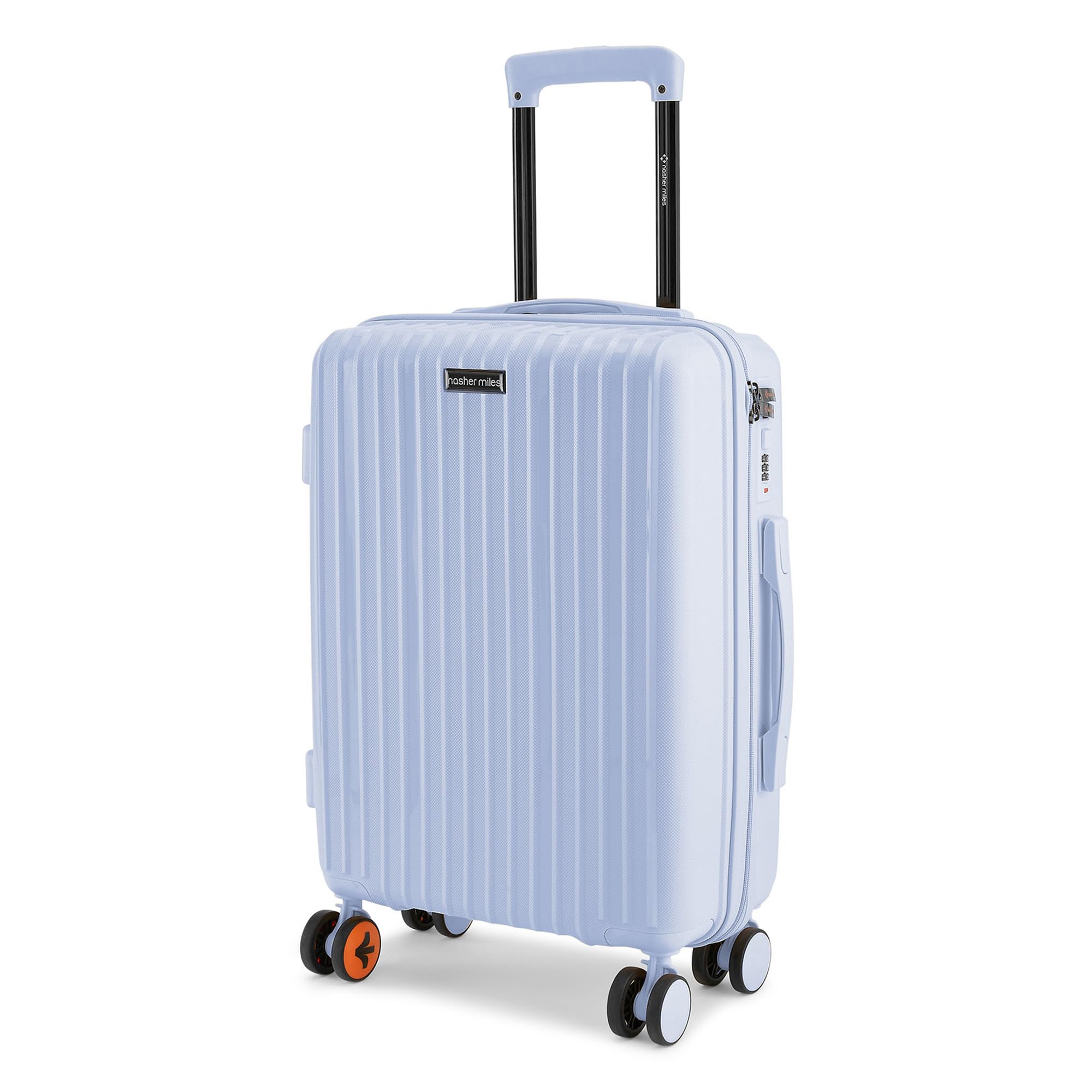 nasher miles Pondicherry Hard-Side Polypropylene Cabin Luggage Lavender 20 inch |55cm Trolley Bag-picture-47