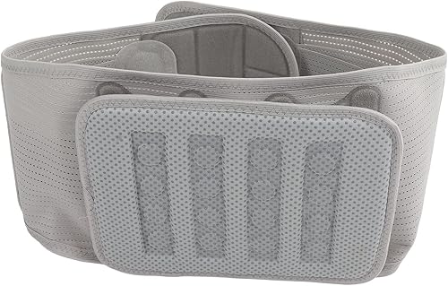 Cinturón de apoyo de espalda para alivio del dolor de espalda, hernia de disco, ciática, escoliosis y más, diseño de malla transpirable, cinturón de