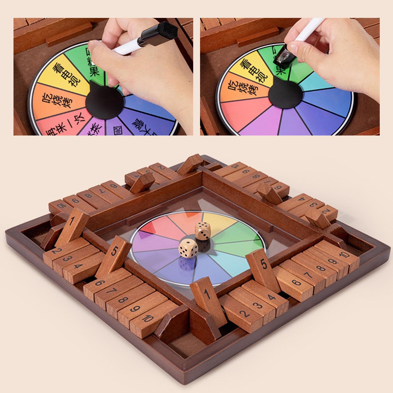 Jeux de Dés pour | De Dés Mathématiques en Bois
