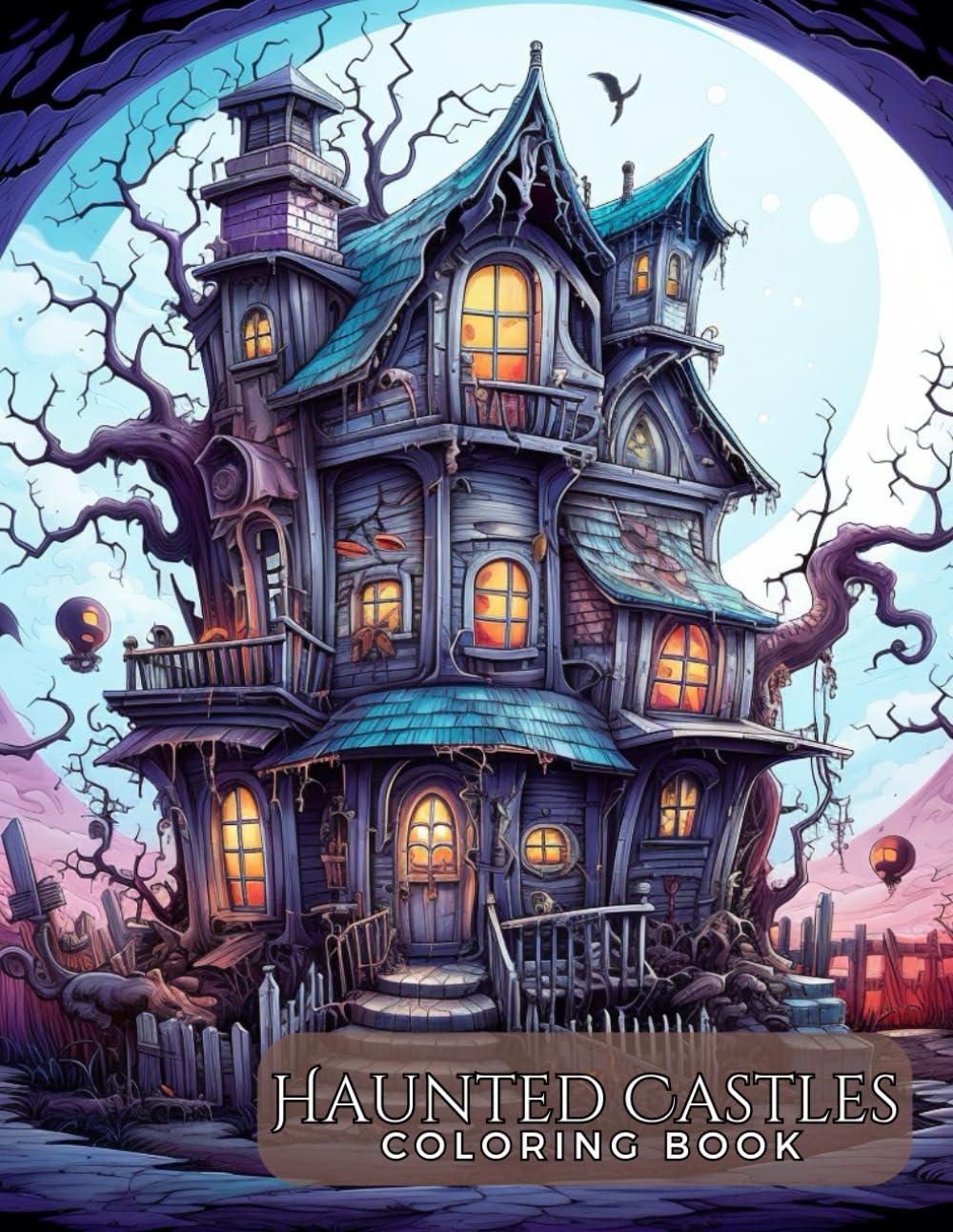 Haunted Castles Coloring Book