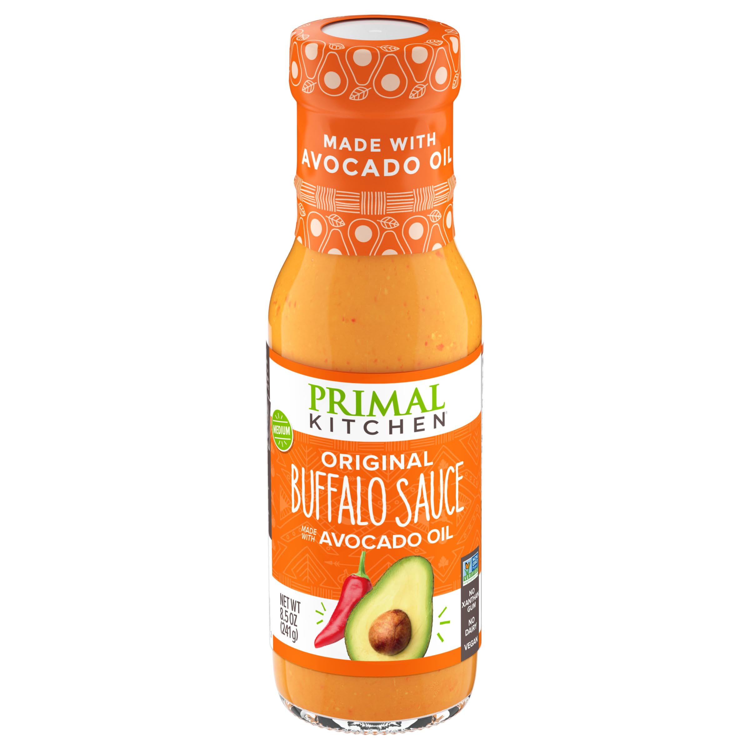 Primal Kitchen No Dairy Buffalo Sauce, 8.5 OZ