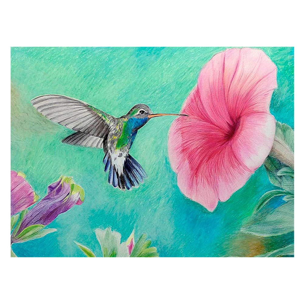 5D Diamond Painting Colibrì 60x40 cm, DIY kit per Pittura