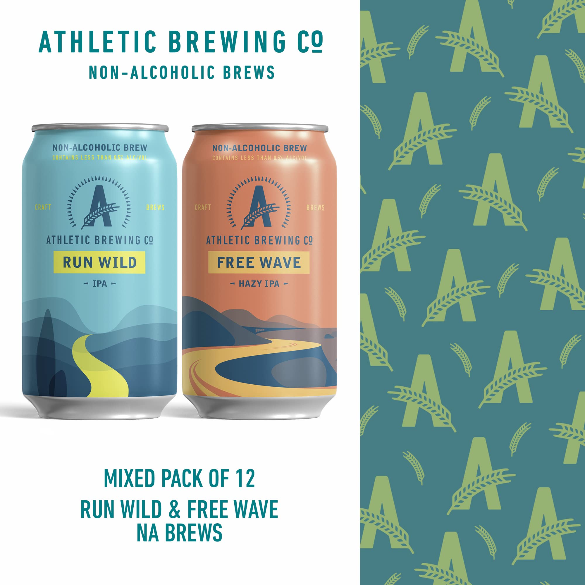 Buy Athletic Brewing Company Craft NonAlcoholic Beer Mix 12Pack