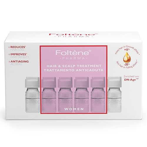 FOLTENE Tratamiento para el cabello y el cuero cabelludo para mujeres (nuevo embalaje)  Solución de pérdida de cabello con tricalgoxilo para