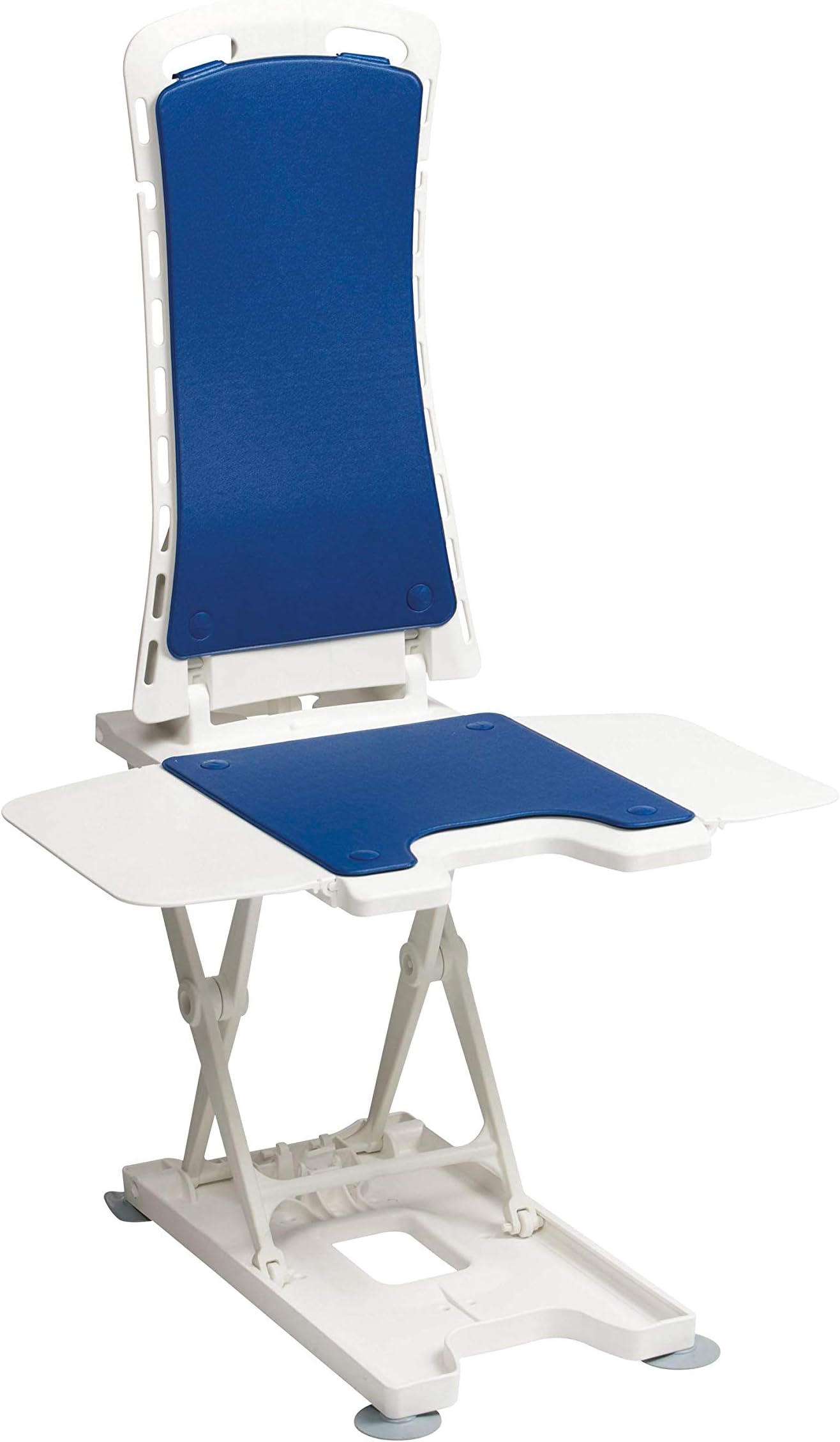 Drive Devilbiss Bellavita Lightweight Reclining Bath Lift with Blue Covers