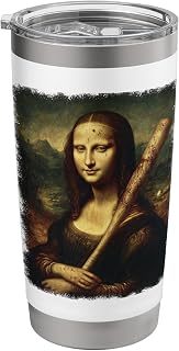 Mona Lisa Baseball | Trending Aesthetic Streetwear Stainless Steel Insulated Tumbler