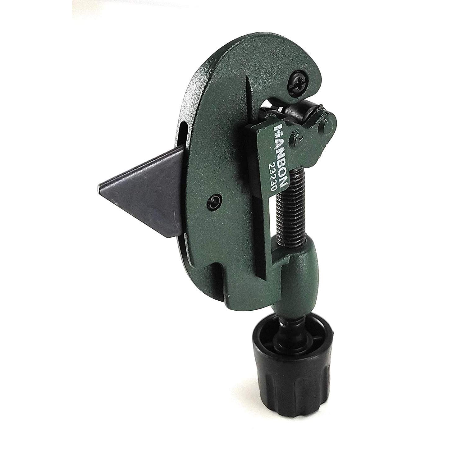Malfah Enterprises Tube Cutter to Cut Copper PVC Plastic Brass Aluminum Metal Tubing from 3mm to 30mm, Junior Plumbing Shear Tool Sharp, Durable for Quick Pipe Cutting