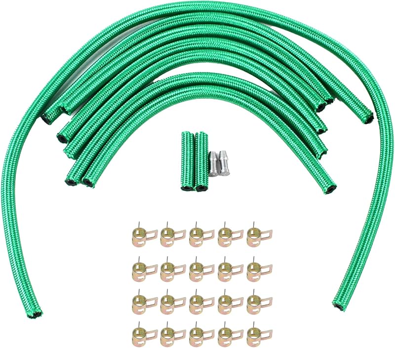 Kit de Linha de Retorno de Injetores Diesel BuliBoao em Viton com Abraçadeiras – GM19001-VT