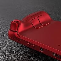 Vista 7 de eXtremeRate DIY Full Set Shell with Buttons for Steam Deck LCD, Custom Faceplate Back Plate Replacement Shell for Steam Deck LCD - Scarlet Red