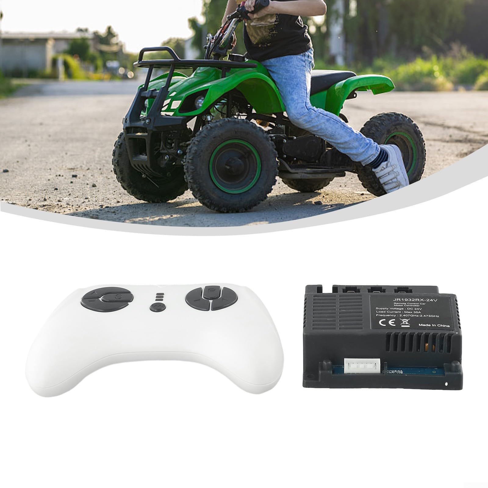 Ricevitore JR1932RX-24V per telecomando compatibile 2.4G per veicoli elettrici per bambini Presa a lati a 7 pin (JR1932RX-24V ricevitore)