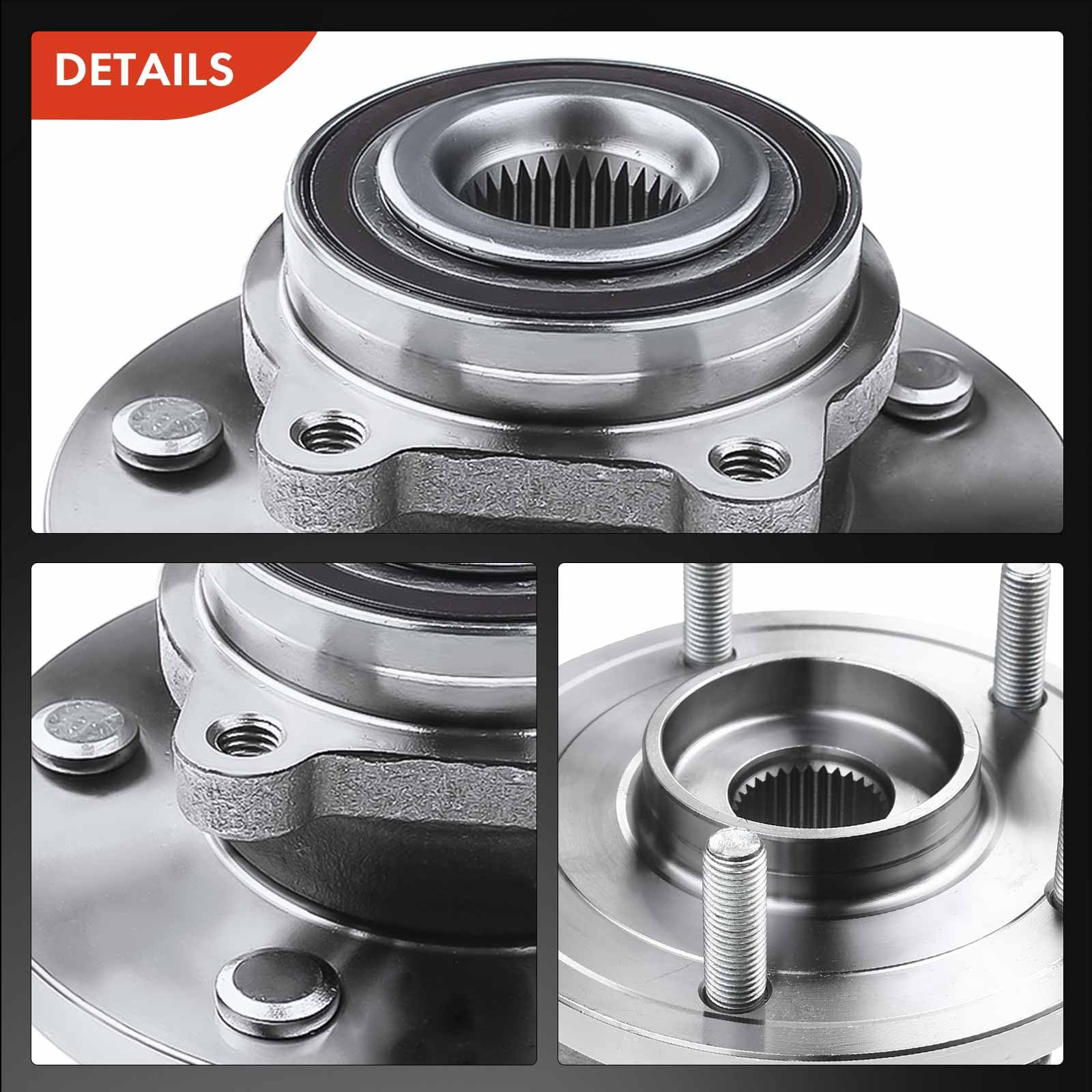 Frankberg Kit cuscinetti ruota anteriore con anello magnetico ABS ruota | 4721010AC, davanti Con anello magnetico Sensore di velocità ABS Sensore di velocità ABS Ruota flangiata ⌀161, 7