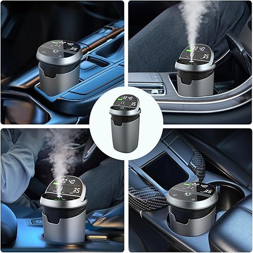 Miniatura 7 de Ambientador inteligente para coche, detección automática de la calidad del aire del automóvil, ajuste automático de la concentración de aire del