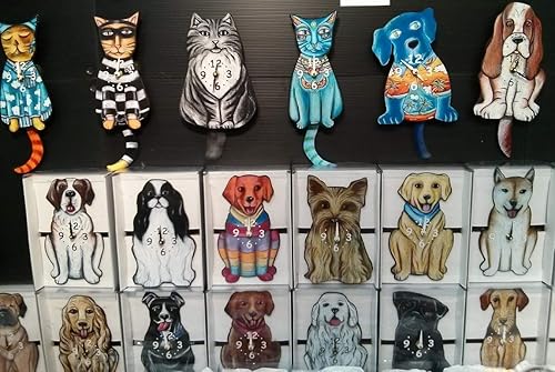 Reloj de péndulo de perro de perro Basset Hound