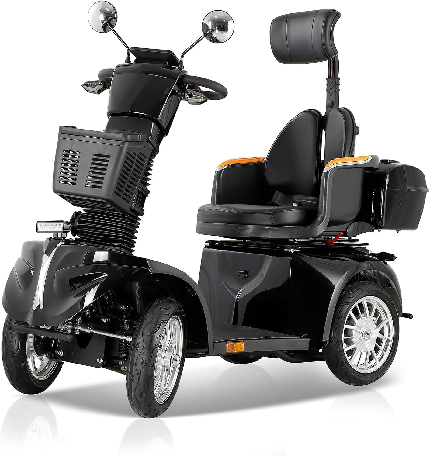 Vasysvi Heavy Duty 4 Wheel Mobility Scooter,AllTerrain Electric