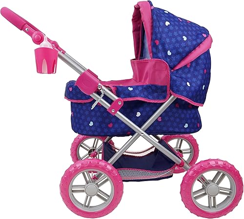 Miniatura 2 de 509 Crew 509 - Cochecito de muñeca de unicornio para niños, ruedas grandes, toldo retráctil, soporte para tazas y bolsa de transporte, a partir de 3