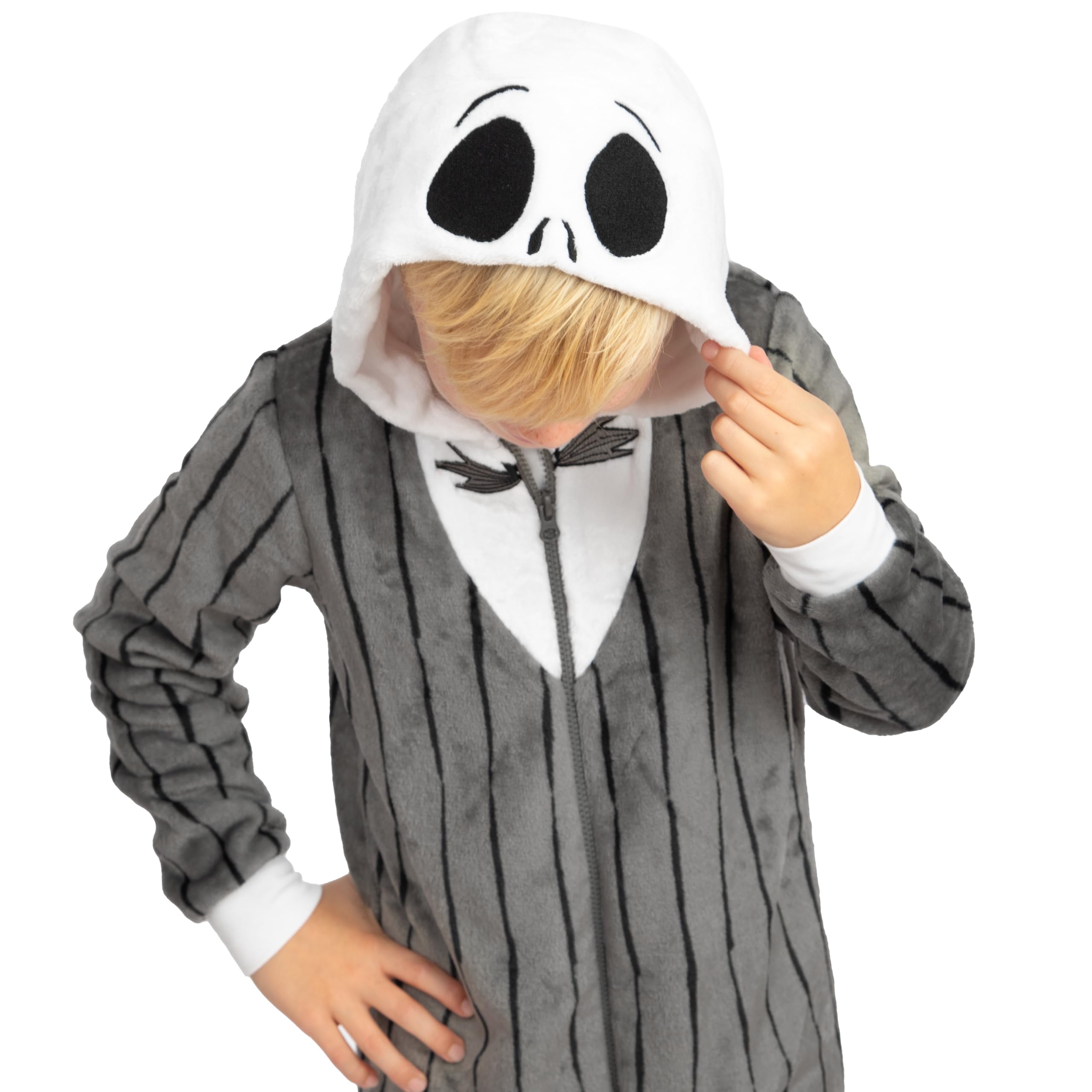 Disney Tutina Intera, Pigiama Ragazzo Il Nightmare Before Christmas per Ragazzi, Pigiama Intero Jack Skellington