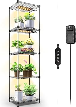 5-Tier Grow Light Shelf