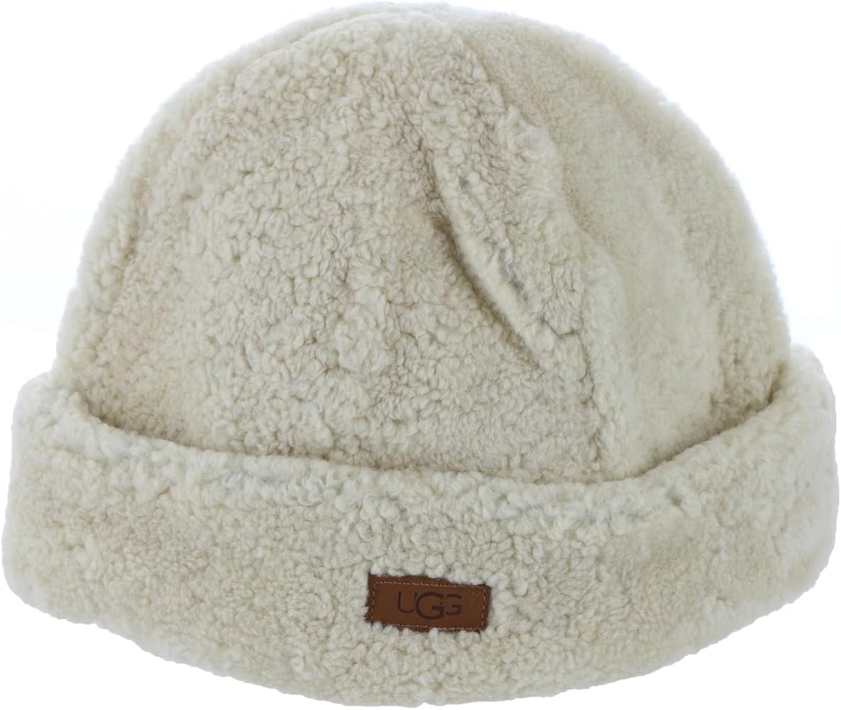 UGG Women's Curly Sheepskin Cuff Hat, Chestnut, Small-Medium UGG Women's Curly Sheepskin Cuff Hat, Chestnut, Small-Medium