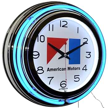 時計 GARAGE B MOONEYES@ NEON WALL CLOCK Amazon.com: Neonetics Hot Rod Garage Neon Wall Clock, 15