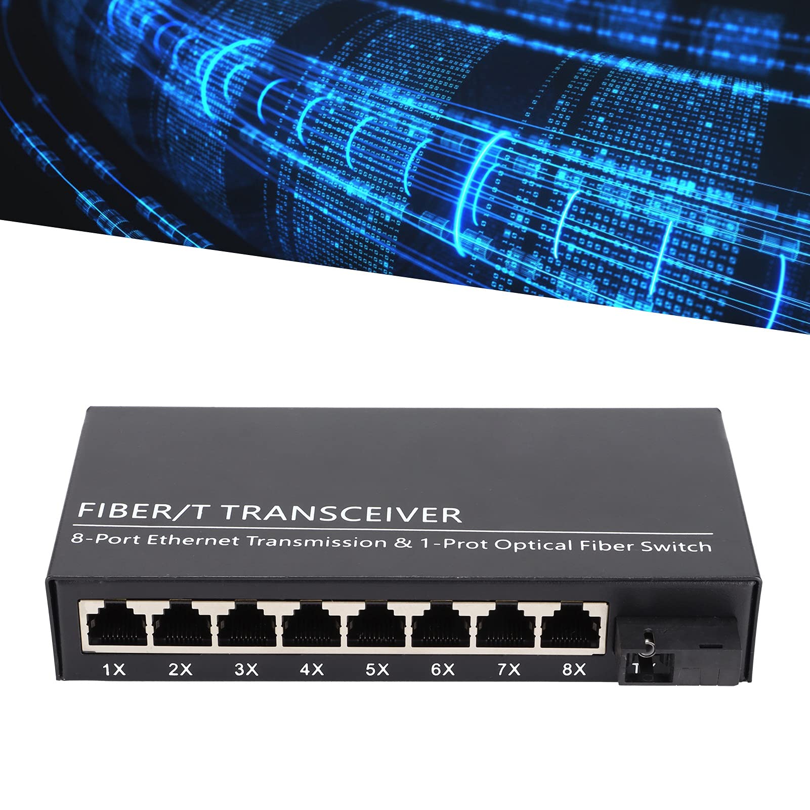 Yosoo Health Gear Gigabit Ethernet Media Converter, SC Single Mode Fiber