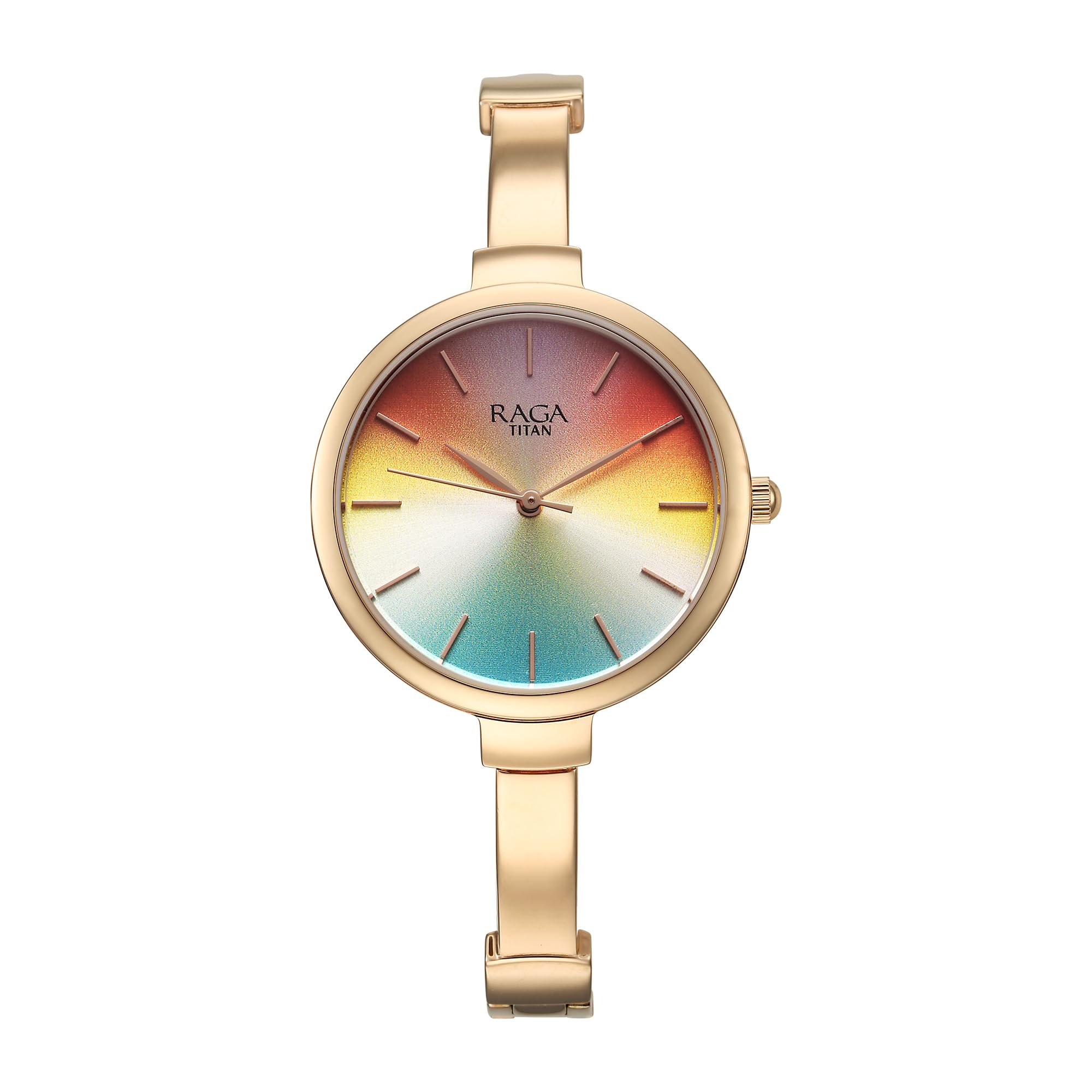 Titan Raga Showstopper Quartz Analog Multicoloured Dial Metal Strap Watch for Women-95273WM01 (B0CVTZP5TB) Amazon Price History, Amazon Price Tracker