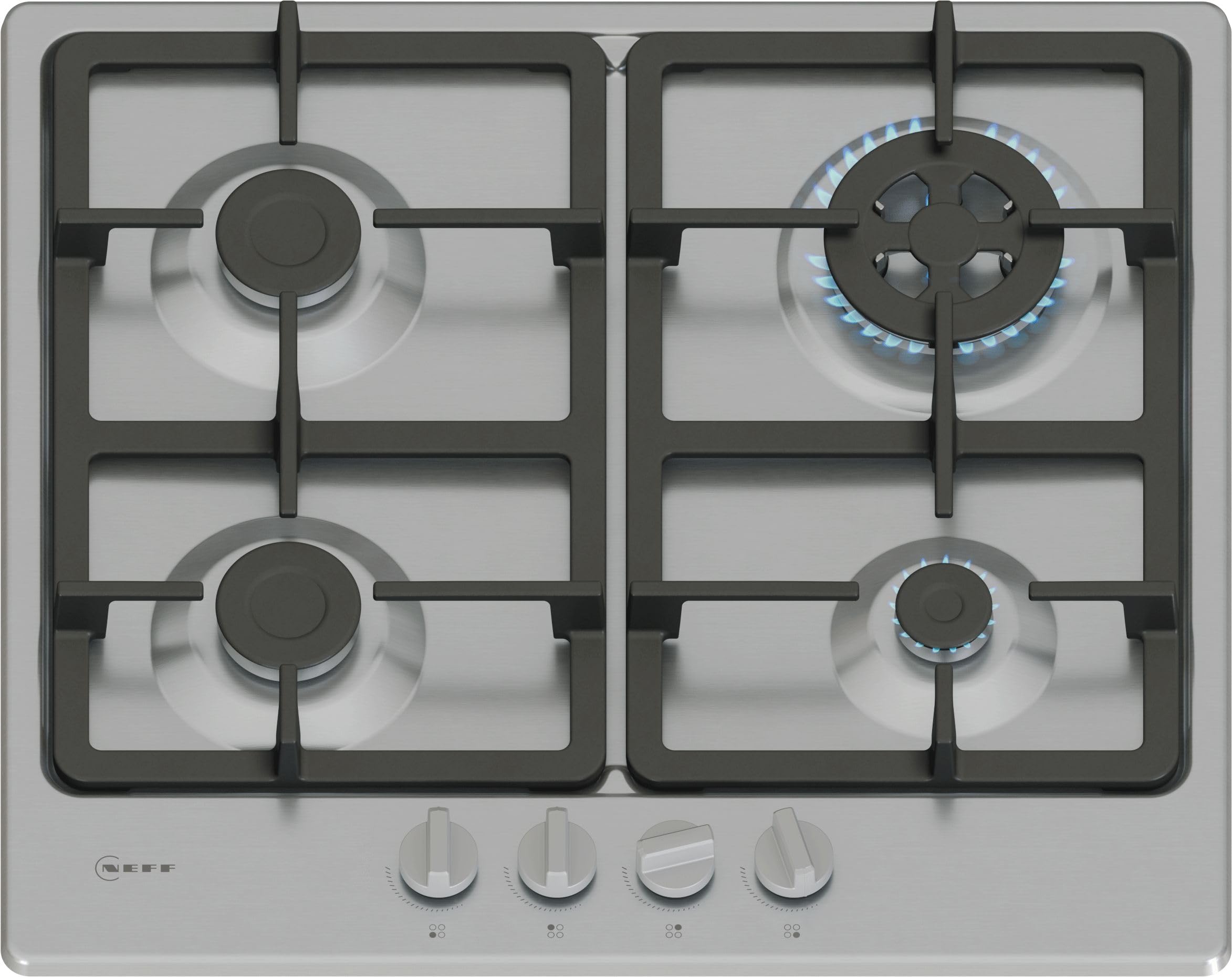 Neff N50 T26Gkh8N0 60Cm Intergrated Gas Hob - Stainless Steel