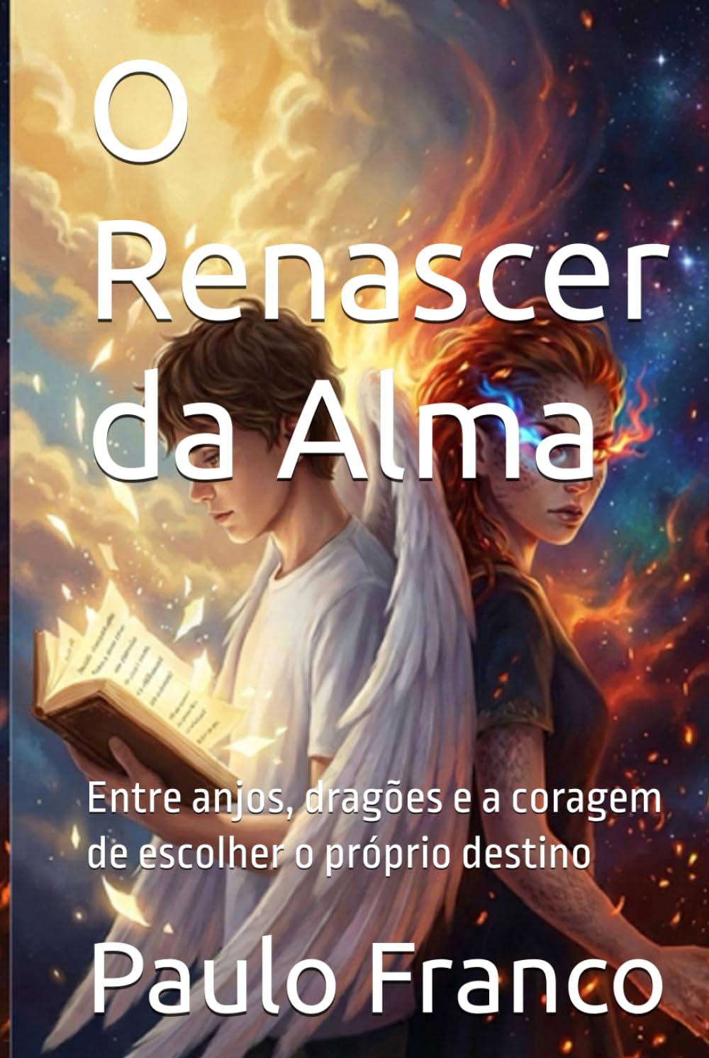 O Renascer da Alma: Entre anjos, dragões e a coragem de escolher o próprio destino (Poesias & Autoajuda)