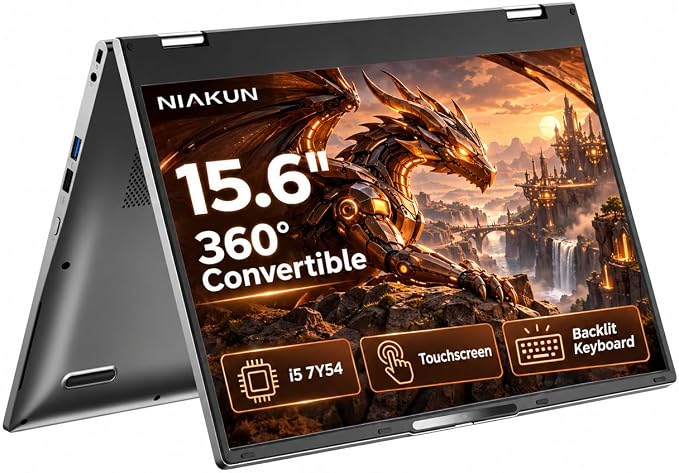 Portátil Convertible 2 en 1 i5 16GB RAM con Pantalla Táctil Giratoria 360°