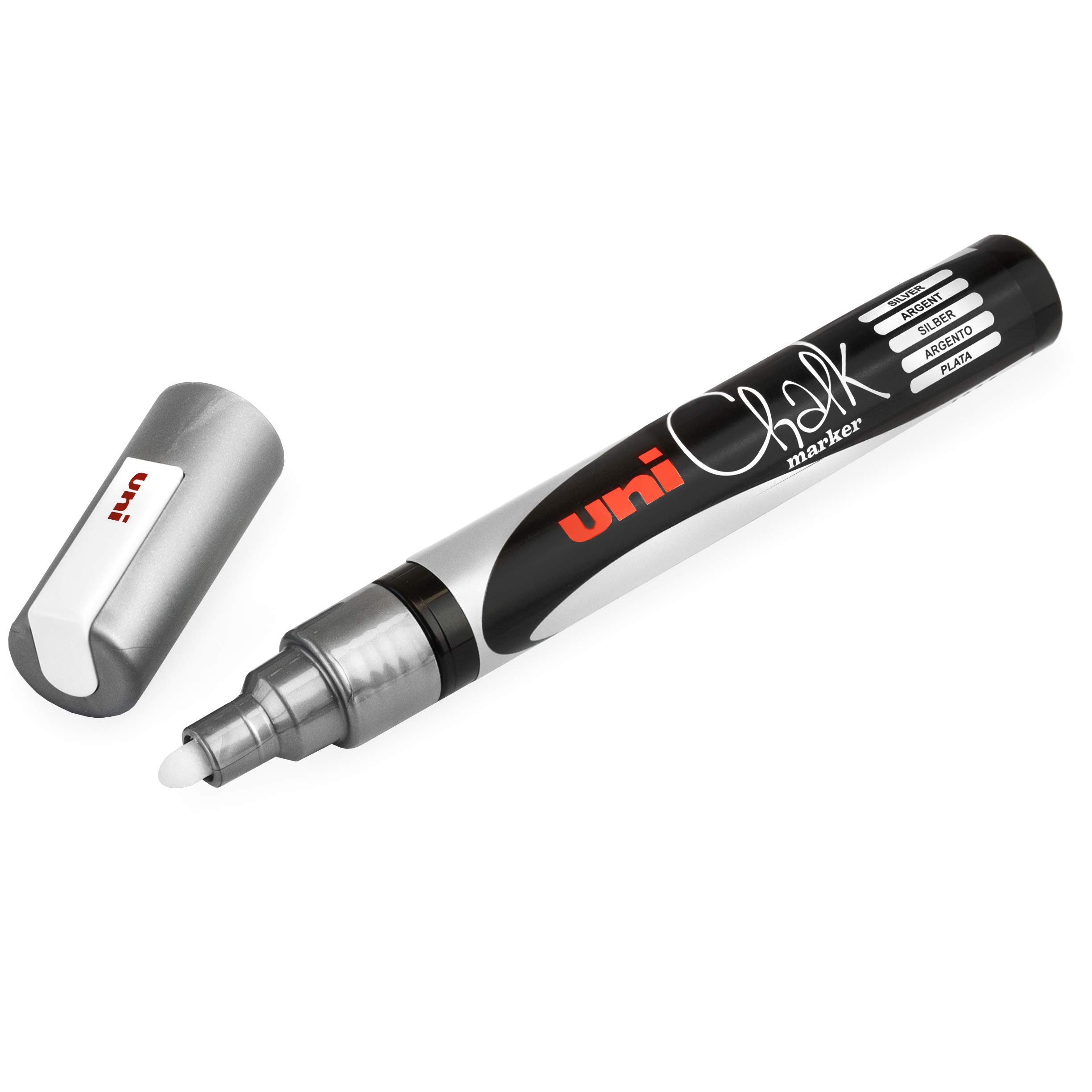 Pennarelli A Gesso Liquido Uni PWE-5M - 6 Pezzi Per Lavagne E Vetri - Foto 11