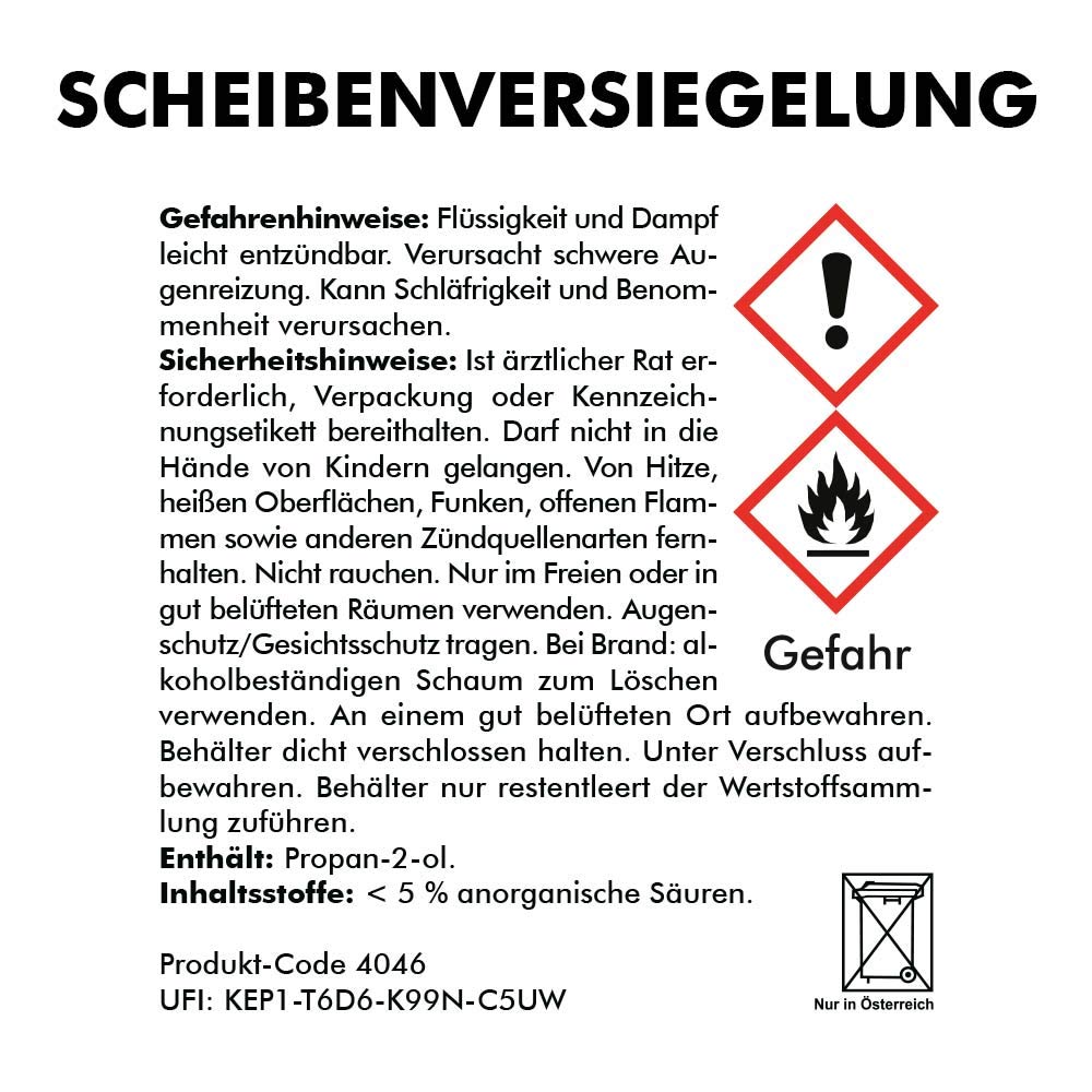 ABACUS® Anti-Beschlag & Scheibenversiegelung Set Scheibenversiegelung und Reiniger mit Antibeschlagwirkung (7471)