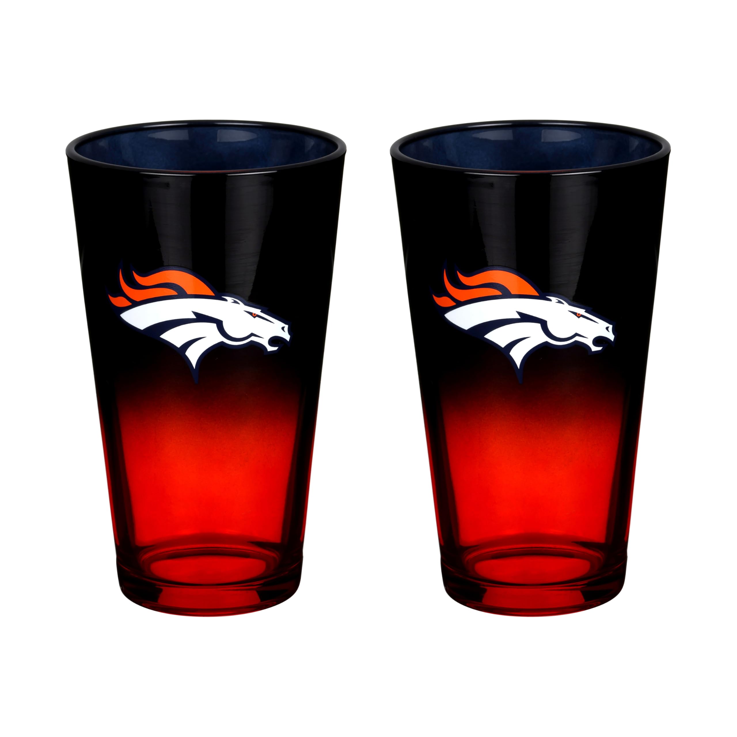 NFL Ombre Pint Glasses - Indianapolis Colts (2-Pack) -31