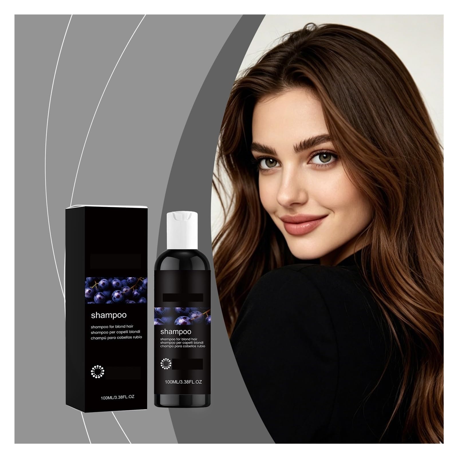 Shampoo for Capelli Biondi | Appositamente formulato for capelli decolorati biondo chiaro(3pcs)