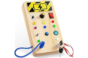 LED Light Pegboard for Kids: Montessori Inspired Busy Board